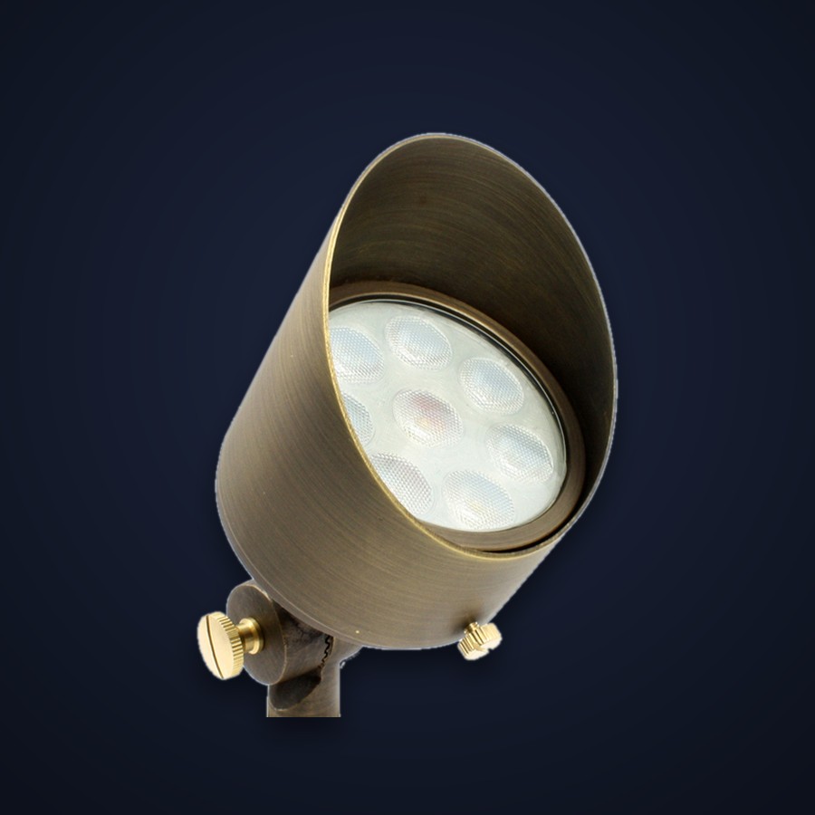 Color-changing brass uplight