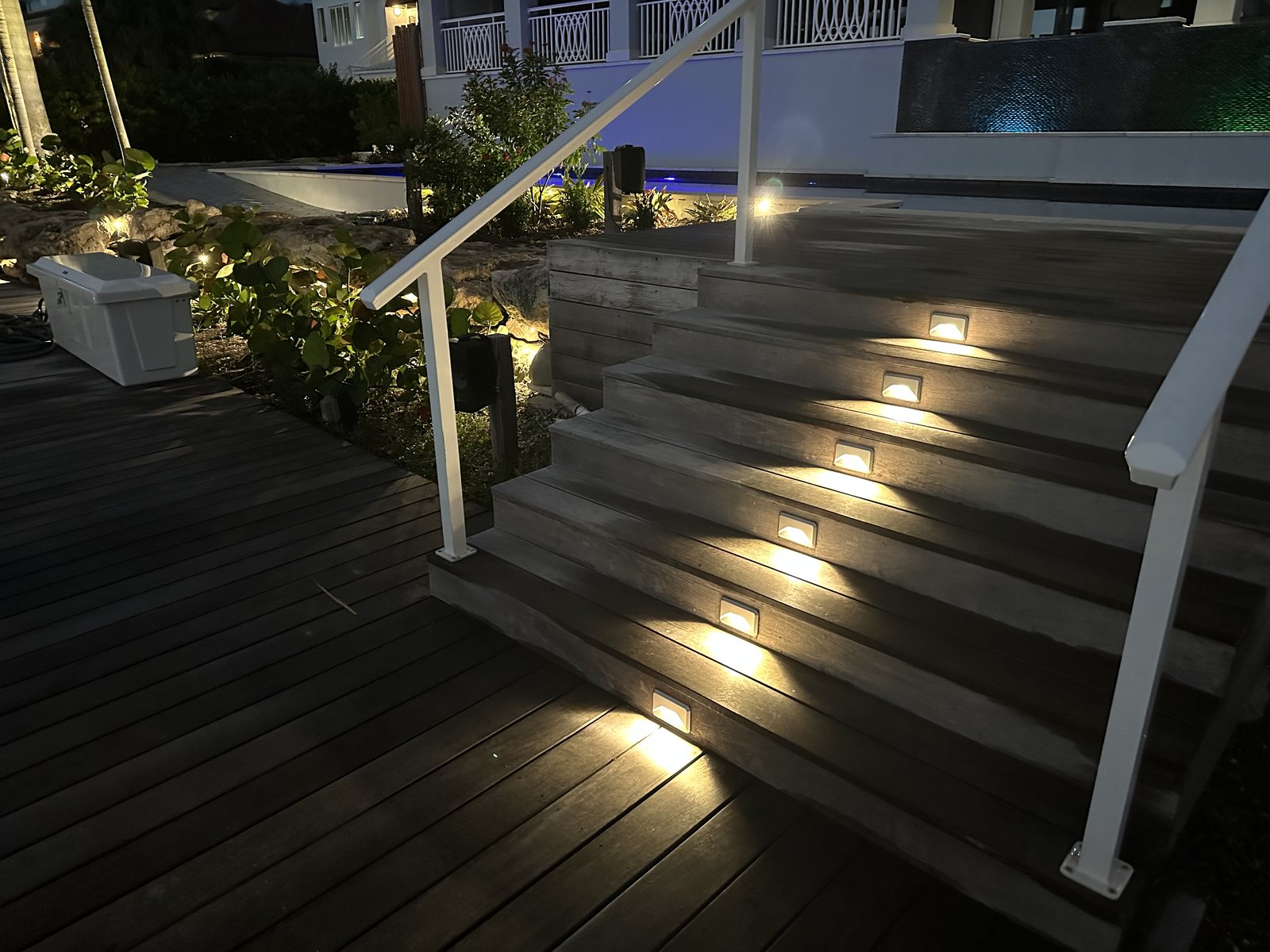 Dock & Waterfront Lighting at night, frame 2