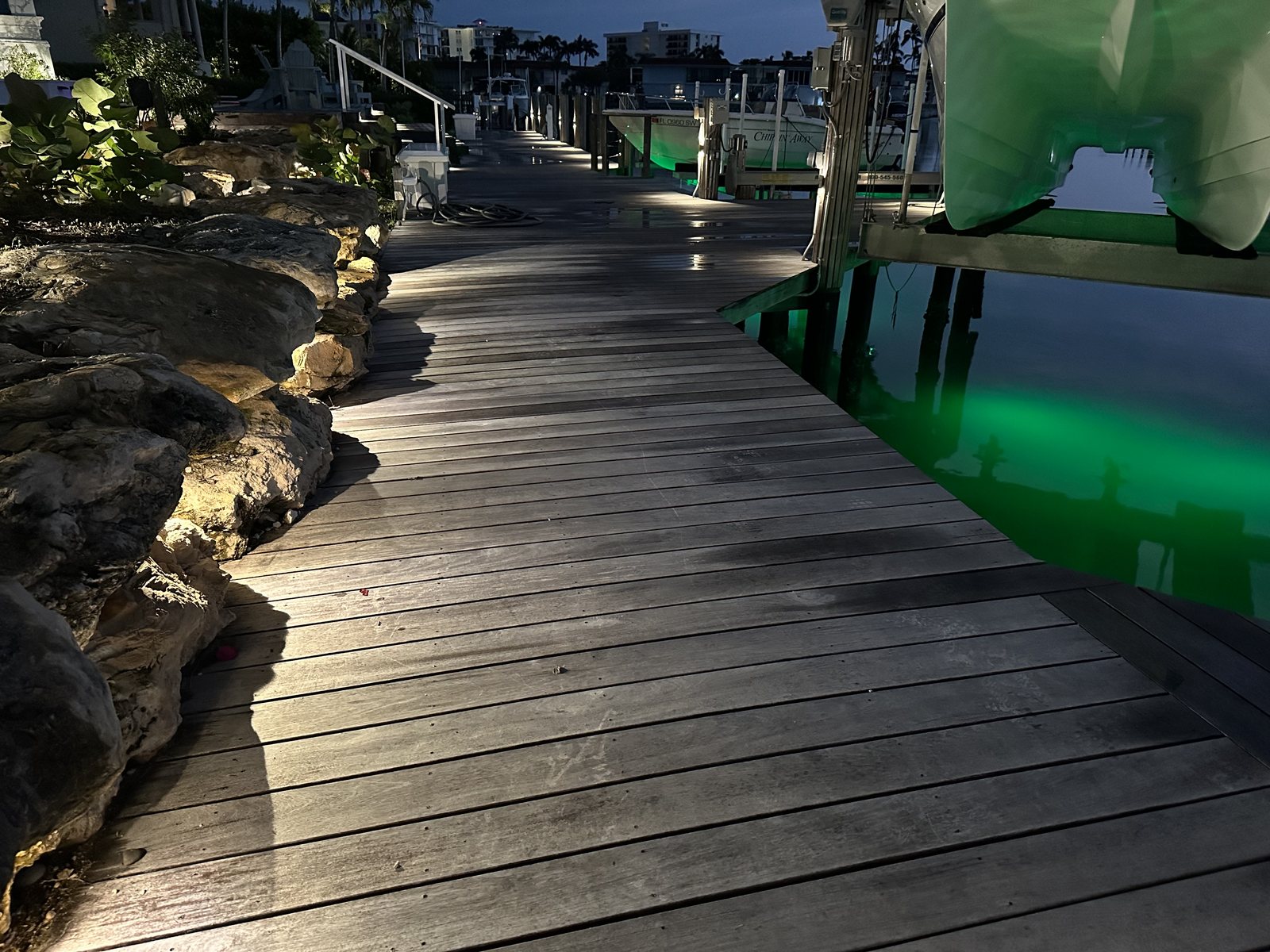 Dock & Waterfront Lighting at night, frame 4